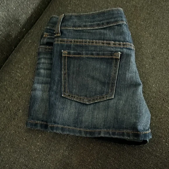 Dark blue kids jeans shorts. - Picture 2 of 3